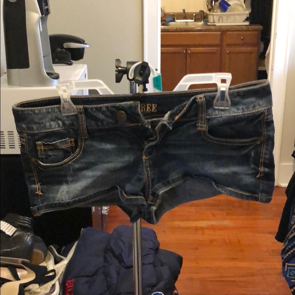 Ladies Decree Denim Short Shorts